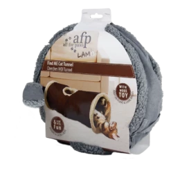 All For Paws Lambswool Find Me Cat Tunnel
