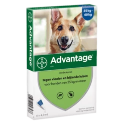 Bayer Advantage 400 Hond (> 25 Kg) 4 Pipetten