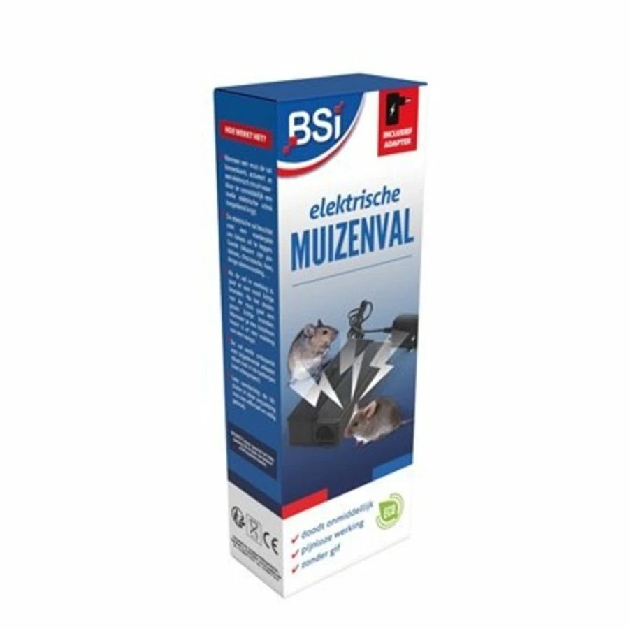 BSI Elektrische Muizenval Incl Adapter 1 BSI Elektrische Muizenval Incl Adapter