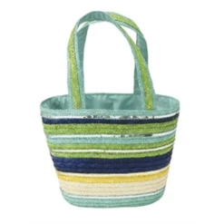 Croci Tas Stro Mand Turquoise / Groen