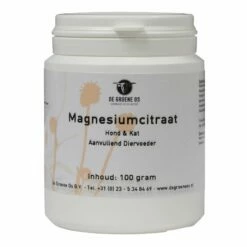 De Groene Os Magnesiumcitraat Hond & Kat 100gr