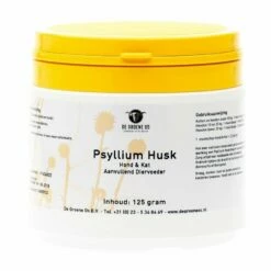 De Groene Os Psyllium Husk Hond & Kat 125gr