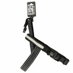 Duvo+ City Paris Harnas Led Nylon Zwart