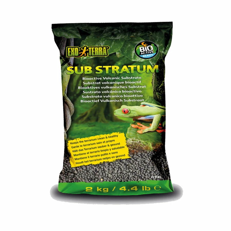 Exo Terra Sub Stratum | Bioactief Vulkanisch Substraat 2 Exo Terra Sub Stratum | Bioactief Vulkanisch Substraat - Afbeelding 2