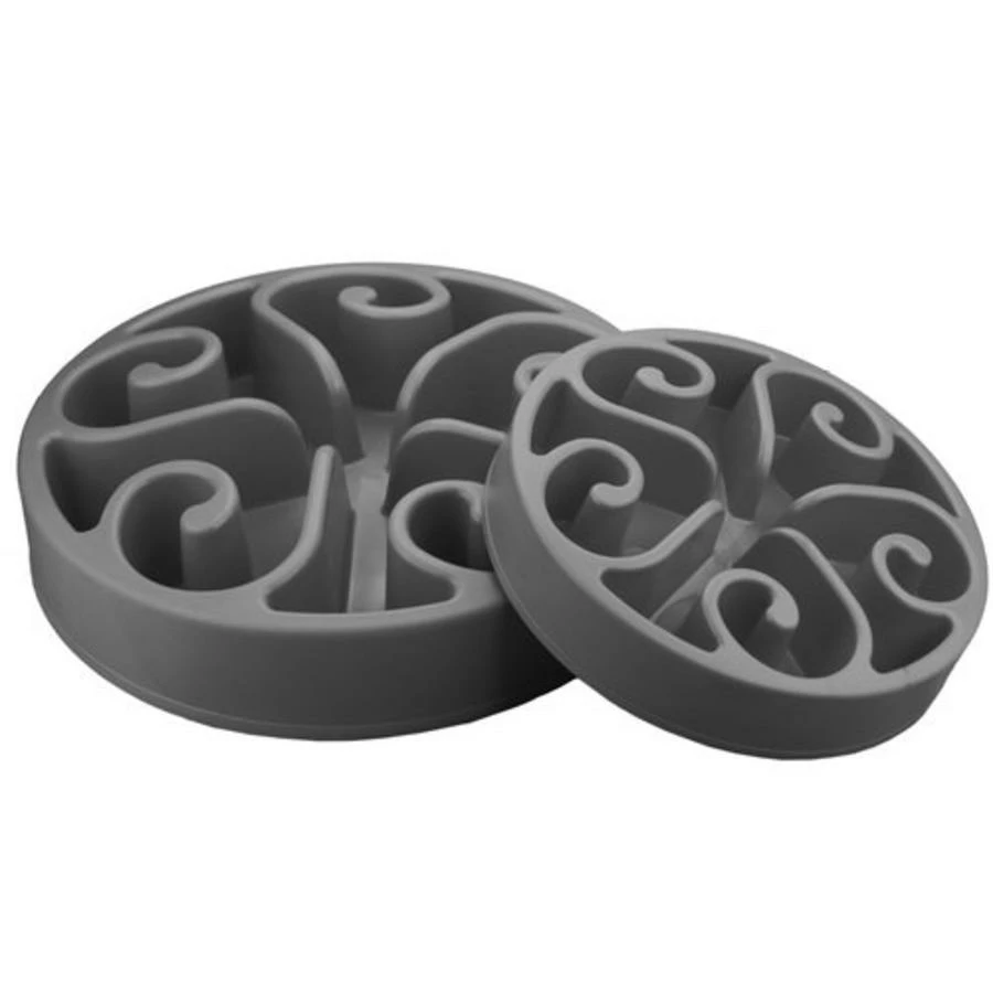 H.A.C. Eat Slow Anti Schrokbak LARGE - Bloem 3 H.A.C. Eat Slow Anti Schrokbak LARGE - Bloem - Afbeelding 3