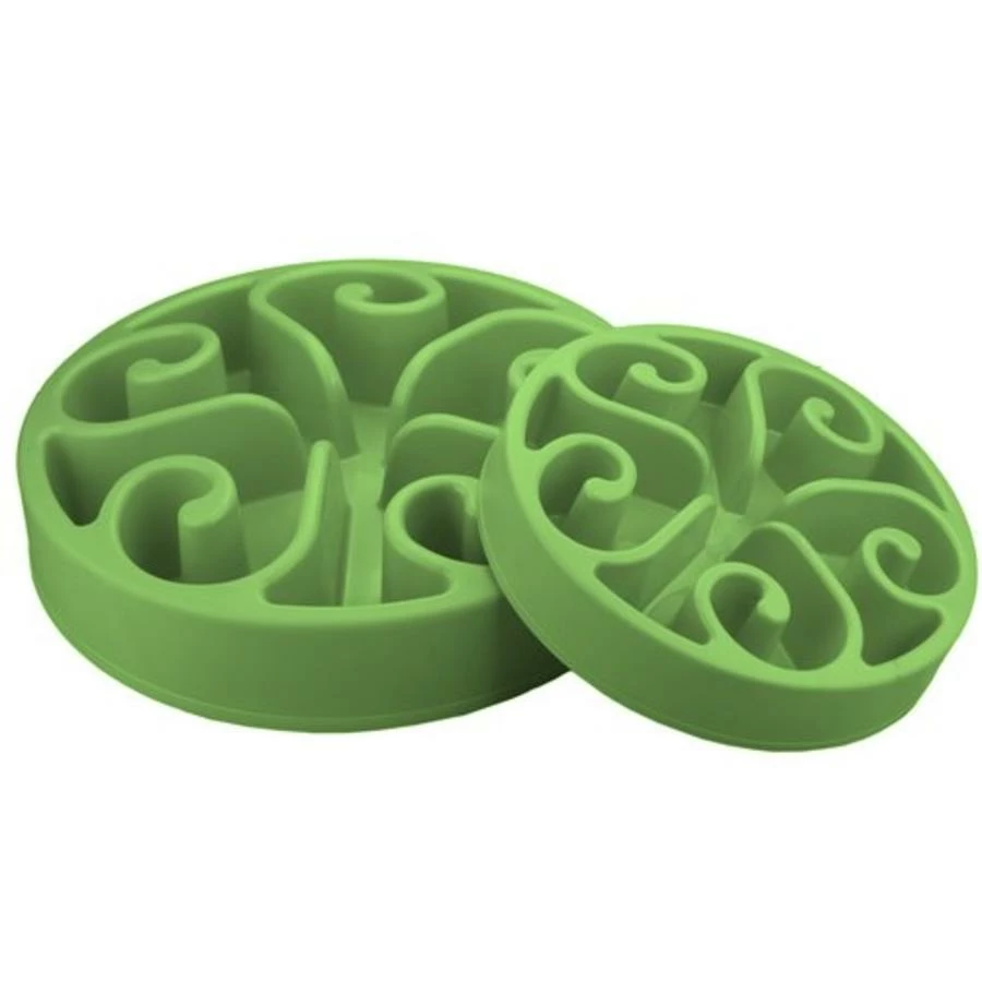 H.A.C. Eat Slow Anti Schrokbak LARGE - Bloem 5 H.A.C. Eat Slow Anti Schrokbak LARGE - Bloem - Afbeelding 5