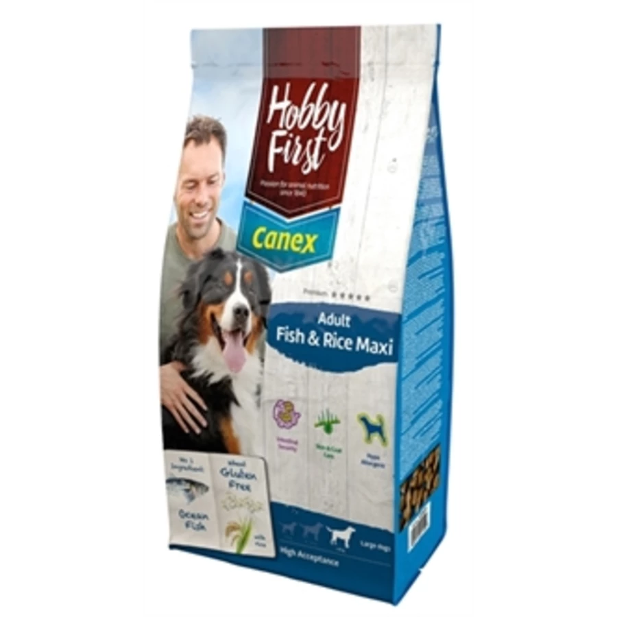 HobbyFirst Canex Adult Fish & Rice Maxi 12 KG 1 HobbyFirst Canex Adult Fish & Rice Maxi 12 KG