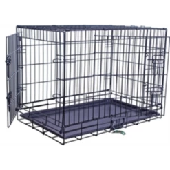 Junai.nl Draadkooi 2-Deurs Zwart