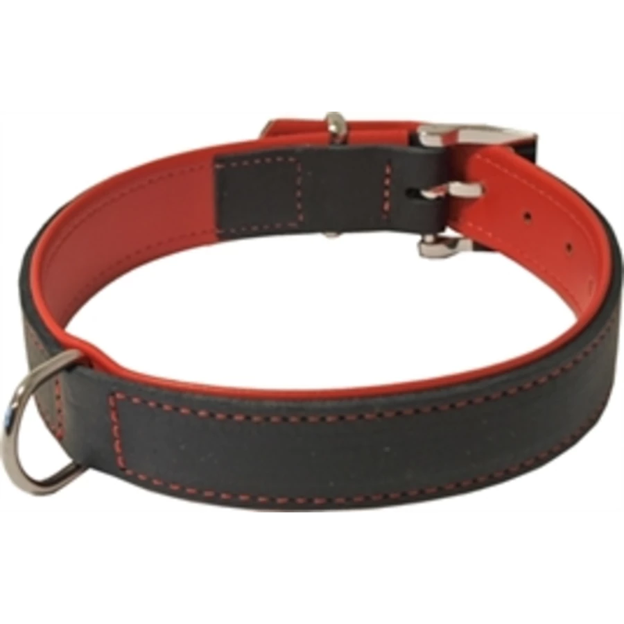 Junai.nl Hondenhalsband Soft Gevoerd Zwart / Rood 1 Junai.nl Hondenhalsband Soft Gevoerd Zwart / Rood