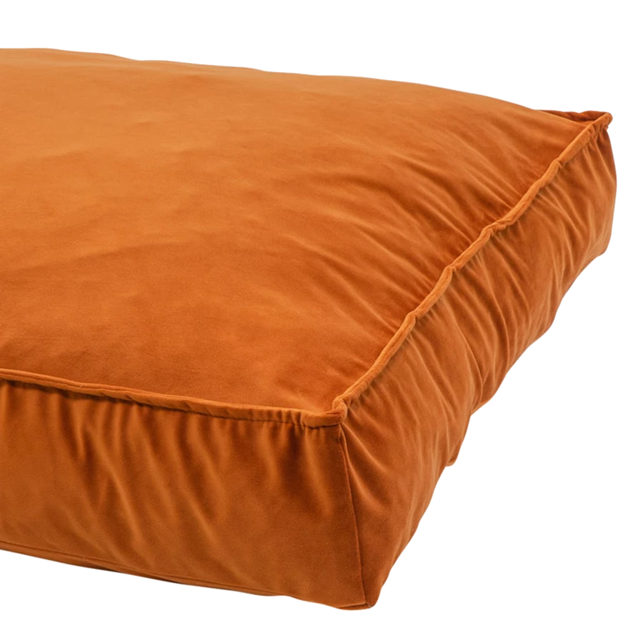 Madison Velours Lounge Cushion Oranje 3 Madison Velours Lounge Cushion Oranje - Afbeelding 3
