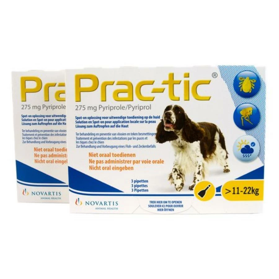 Novartis Prac-tic Teek & Vlo - 3 Pipetten 3 Novartis Prac-tic Teek & Vlo - 3 Pipetten - Afbeelding 3