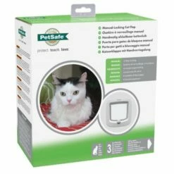 Petsafe Staywell Deluxe Kattenluik Met Tunnel Wit