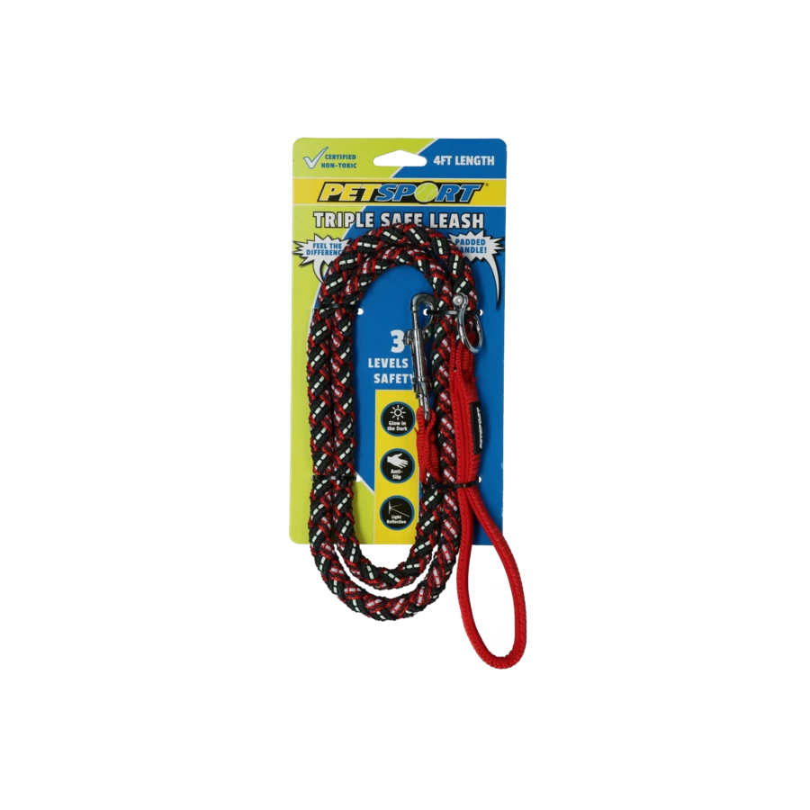 PetSport Triple Safe Leash Blauw 1 PetSport Triple Safe Leash Blauw