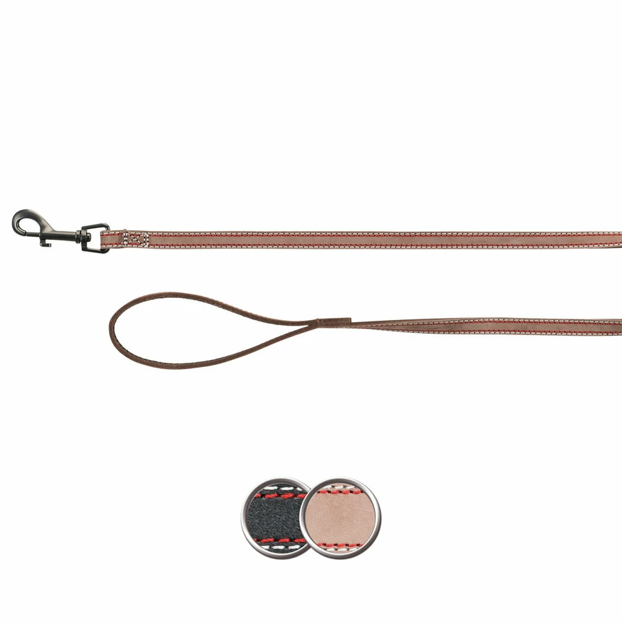 Trixie Native Hondenriem Leder 1 Trixie Native Hondenriem Leder