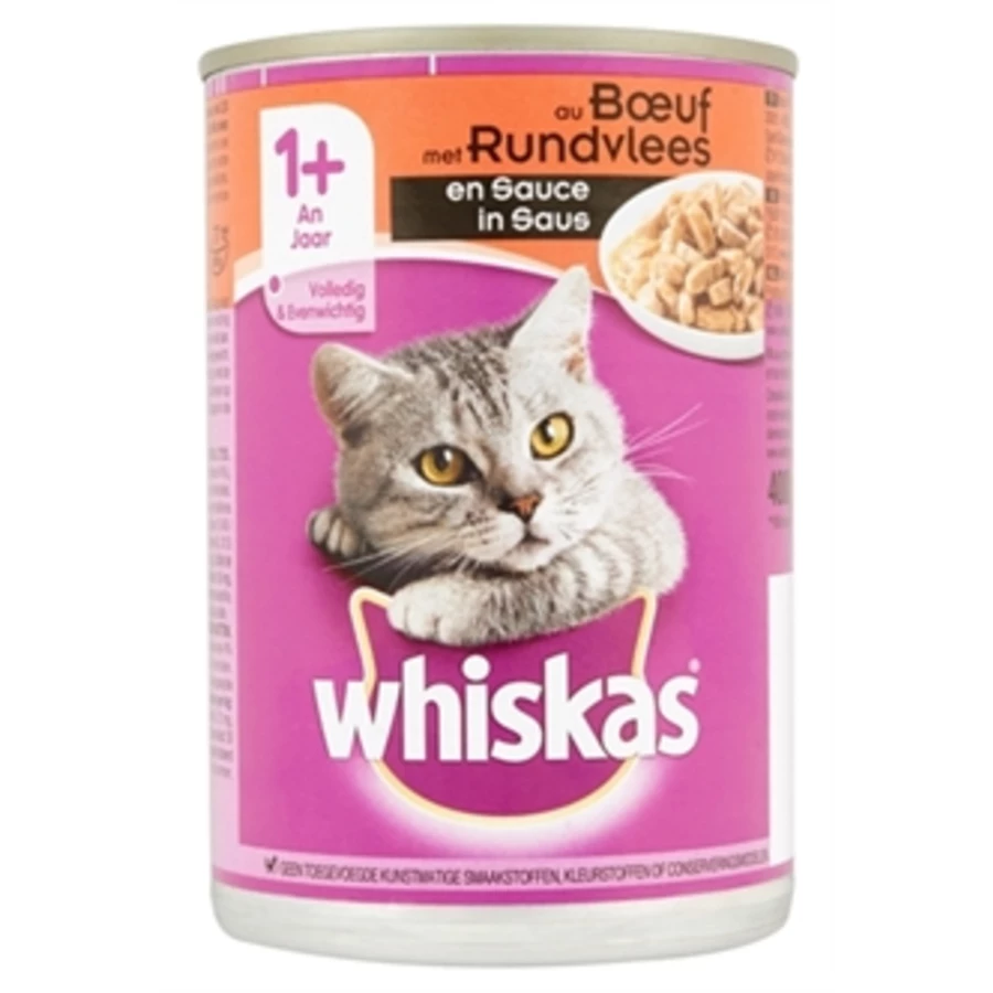 Whiskas Adult Brokjes Blik 12 Pack 2 Whiskas Adult Brokjes Blik 12 Pack - Afbeelding 2
